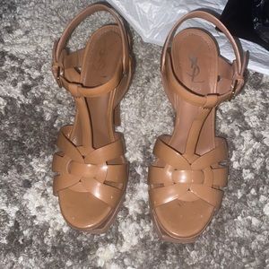 Saint Laurent Tribute Platform High Heel Sandals